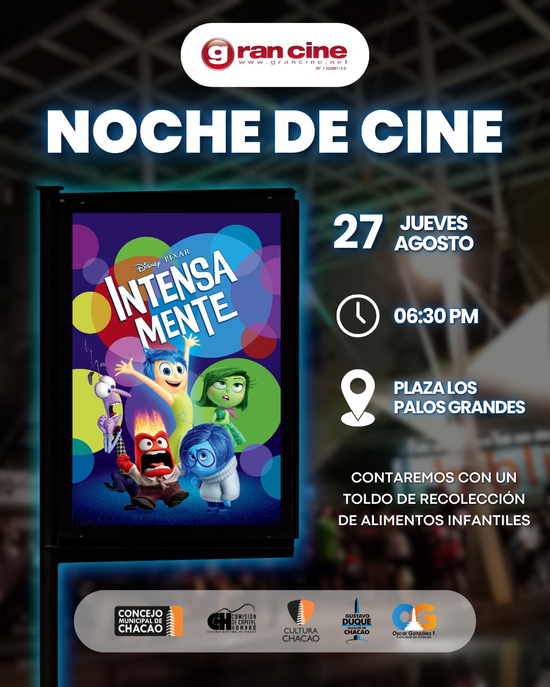 INTENSA MENTE (Noche de Cine - Pza. Los Palos Grandes) 